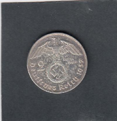 Beschrijving: 2 Mark  HINDENBURG